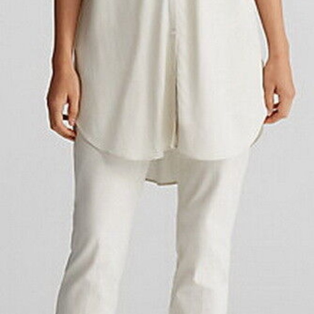 Eileen Fisher Cream Trousers